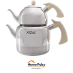 ست کتری و قوری استیل نزاز کد 2410 - تصویر 3