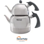 ست کتری و قوری استیل نزاز کد 2410 - تصویر 4