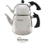 ست کتری و قوری استیل نزاز کد 2412 - تصویر 3